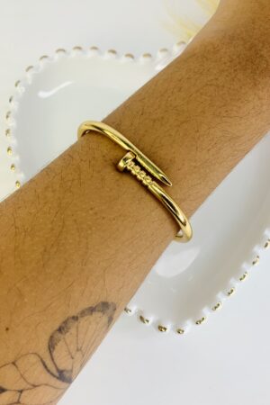 Bracelete Inspiração Prego - Verniz Italiano