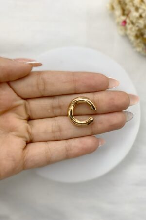 Piercing Fake Argola Lisa - Semijoia Ouro
