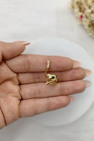 Piercing Fake Cobra - Semijoia Ouro