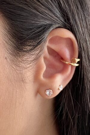 Piercing Fake  Prego - Semijoia Ouro
