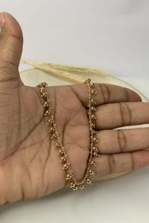 Choker Bolinhas Lisa - Semijoia Ouro