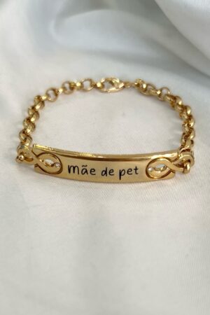 Pulseira Placa Mãe de Pet - Linha Premium